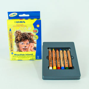 Maquillaje Infantil Lyra Colores Estuche c/6  Lápices